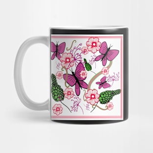 butterfly garden Mug